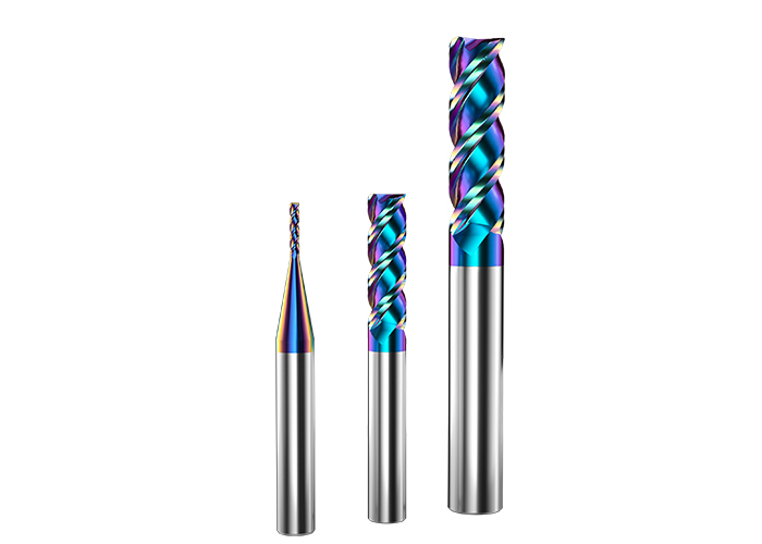 55度七彩鋁用銑刀