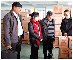 印度BMT客戶(hù)光臨美日機(jī)床參觀(guān)考察